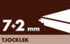 Tjocklek 7+2mm